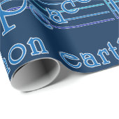 Weltfrieden-Musical-Muster Geschenkpapier (Rolleneckpunkt)