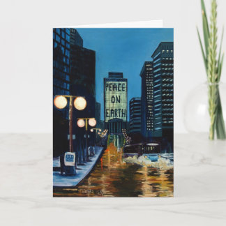Weltfrieden - Nashville-Weihnachtskarte Feiertagskarte