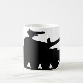 Weltfrieden! Nicht Krieg Kaffeetasse (Mittel)
