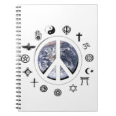 Weltfrieden Notizblock (Vorderseite)