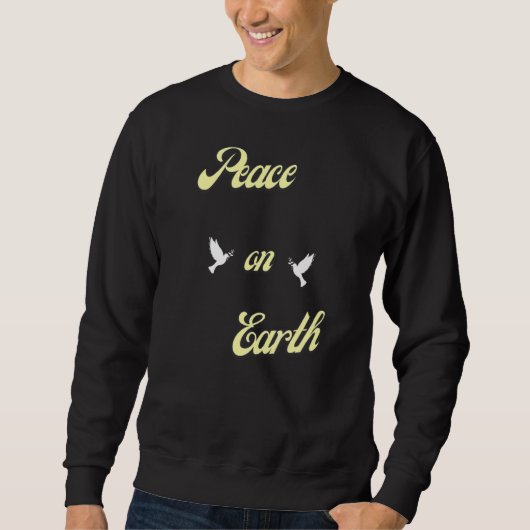 Weltfrieden ohne Krieg Sweatshirt (Vorderseite)