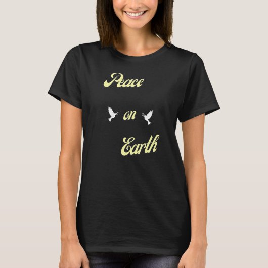 Weltfrieden ohne Krieg T-Shirt (Vorderseite)