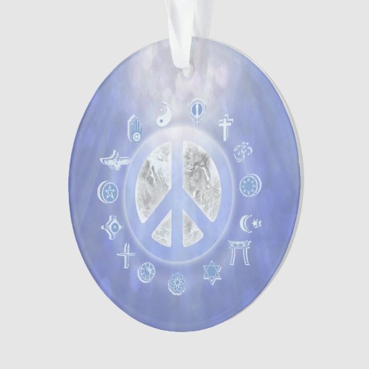 Weltfrieden Ornament (Vorderseite)
