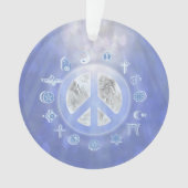 Weltfrieden Ornament (Vorderseite)