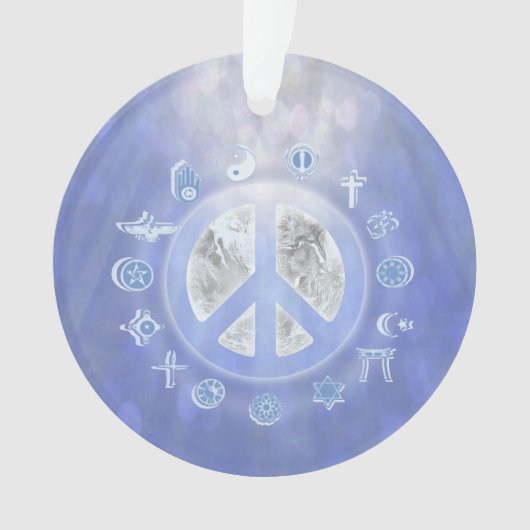 Weltfrieden Ornament (Vorderseite)
