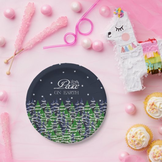 Weltfrieden Pappteller (Party)