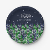 Weltfrieden Pappteller (Vorderseite)