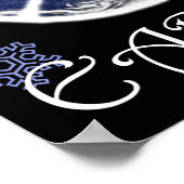 Weltfrieden Peace Sign Poster (Ecke)