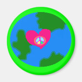 Weltfrieden - Pistachio Magnet (Vorne)