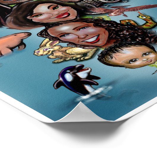 Weltfrieden Poster (Ecke)