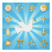 Weltfrieden Poster (Vorderseite)