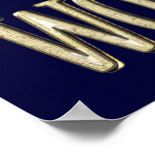 Weltfrieden Poster (Ecke)