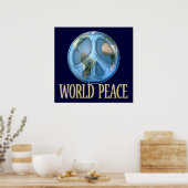 Weltfrieden Poster (Küche)