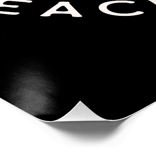 Weltfrieden Poster (Ecke)