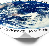 Weltfrieden Poster (Ecke)