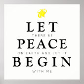 Weltfrieden Poster (Vorne)