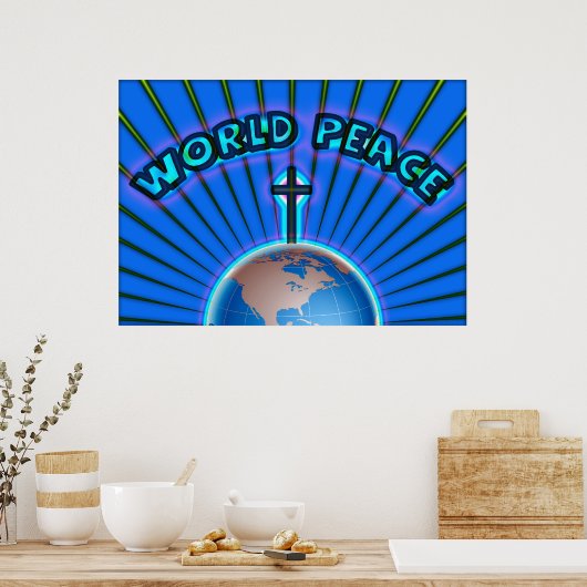 WELTFRIEDEN POSTER (Küche)