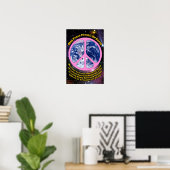 Weltfrieden Poster (Heimbüro)