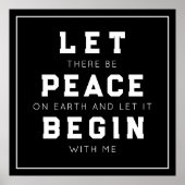 Weltfrieden Poster (Vorne)