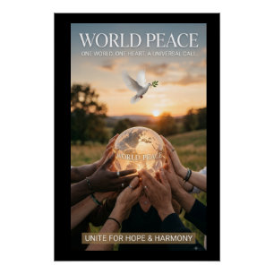 Weltfrieden Poster