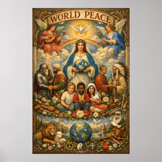 WELTFRIEDEN POSTER (Vorne)
