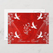 Weltfrieden Postkarte (Vorne/Hinten)