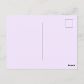 Weltfrieden Postkarte (Rückseite)
