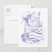 Weltfrieden Postkarte (Vorne/Hinten)