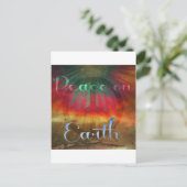 Weltfrieden Postkarte (Stehend Vorderseite)