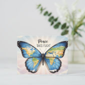 Weltfrieden Postkarte (Stehend Vorderseite)