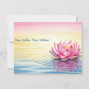 Weltfrieden Postkarte