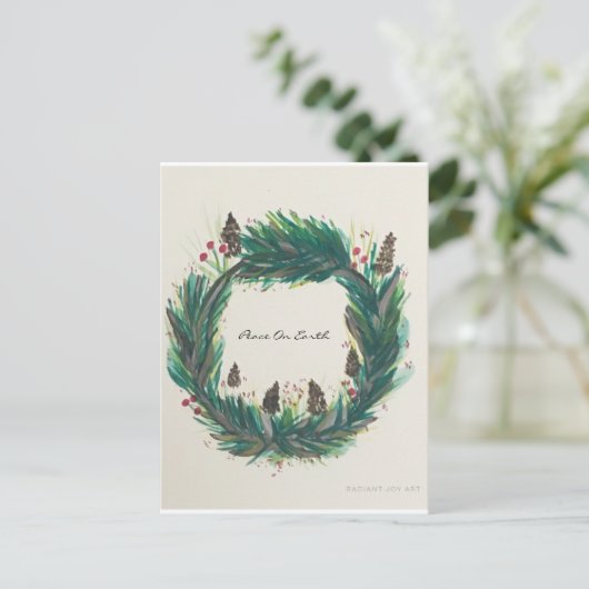 Weltfrieden Postkarte (Stehend Vorderseite)