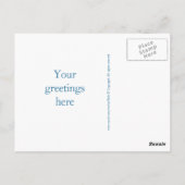 Weltfrieden Postkarte (Rückseite)