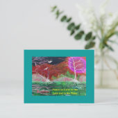 Weltfrieden Postkarte (Stehend Vorderseite)