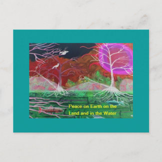Weltfrieden Postkarte