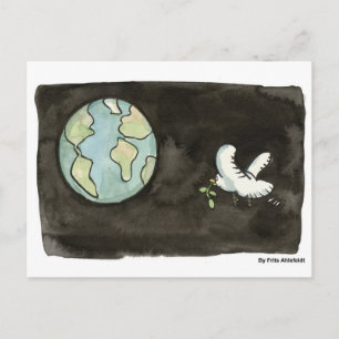 Weltfrieden Postkarte