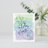 Weltfrieden Postkarte (Stehend Vorderseite)