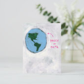 Weltfrieden Postkarte (Stehend Vorderseite)