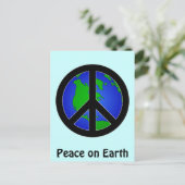 Weltfrieden Postkarte (Stehend Vorderseite)