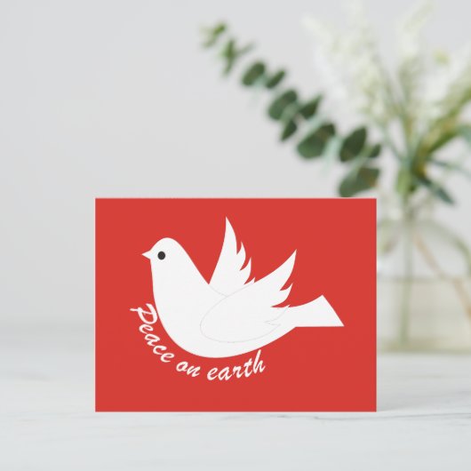 Weltfrieden Postkarte (Stehend Vorderseite)