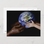 Weltfrieden Postkarte (Vorne/Hinten)