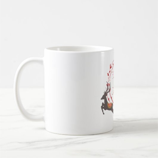 Weltfrieden Reindeer Holiday Kaffeetasse (Links)
