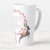 Weltfrieden Reindeer Holiday Milchtasse (Rechte Ecke)