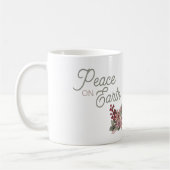 Weltfrieden Rosa Blume und Kaninchen Kaffeetasse (Links)