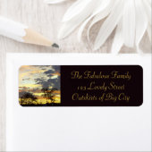 Weltfrieden-Rücksendeadressen-Aufkleber von RoseWr (Insitu)