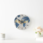 Weltfrieden Runde Wanduhr (Zuhause)