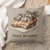 Weltfrieden Schlafen Welpendecke Kissen (Decke)