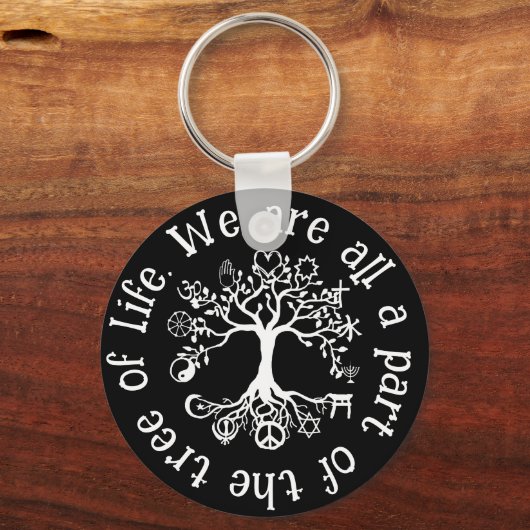 Weltfrieden Schlüsselanhänger (Rückseite)