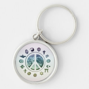 Weltfrieden Schlüsselanhänger