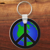 Weltfrieden Schlüsselanhänger (Vorderseite)